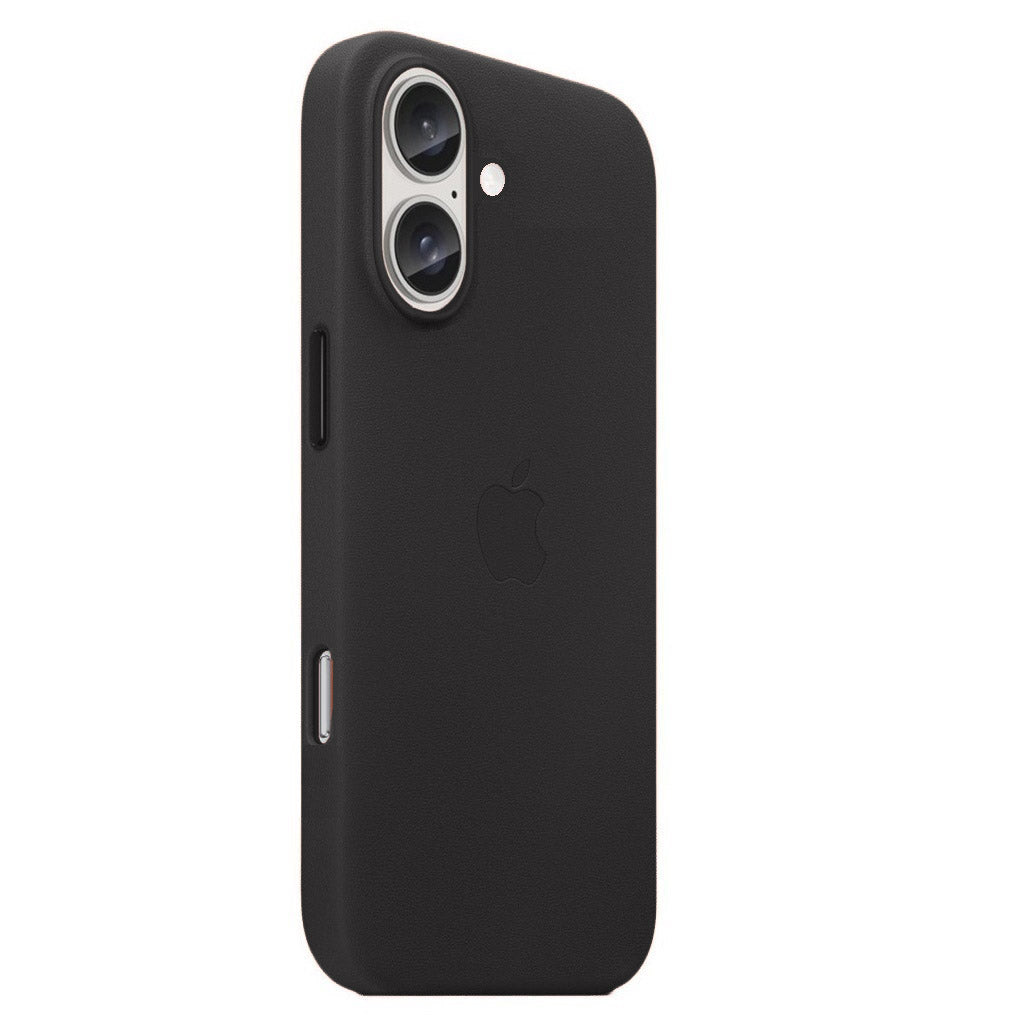 Apple iPhone 16 Plus Leather Back Cover Case with MagSafe - Black